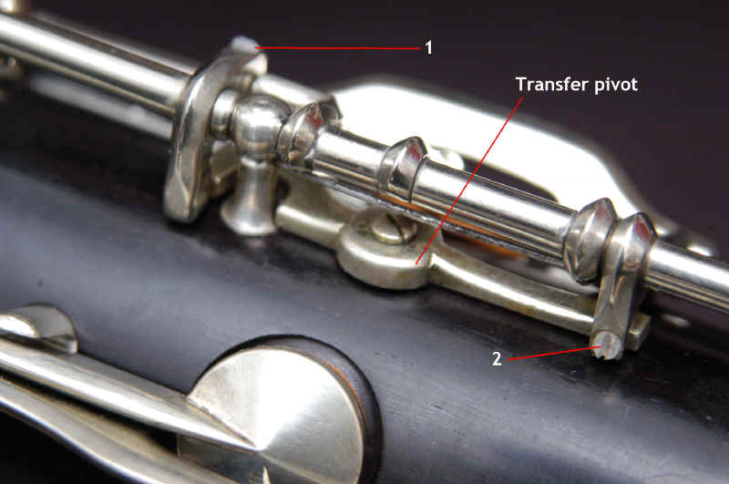 Leblanc bass transfer mechanism